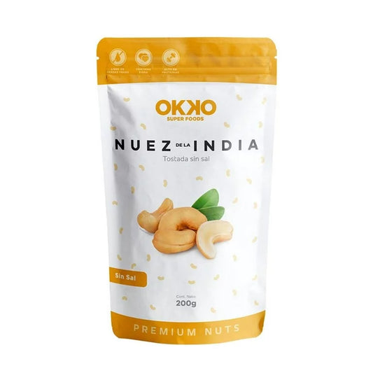 Nuez de la india tostada sin sal Okko 200 Gr