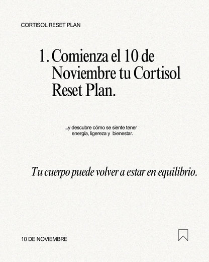CORTISOL RESET PLAN