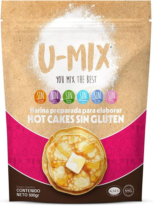 Harina Sin Gluten Para Hot Cakes 500g U-MIX