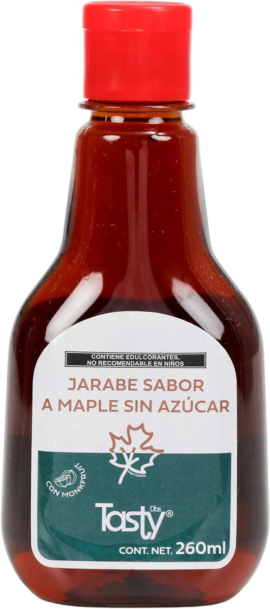 Tasty Jarabe sabor a Maple sin azúcar con Fruto del monje 260ml