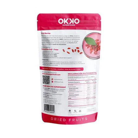 Bayas De Goji Berries Deshidratadas Okko 120 Gr