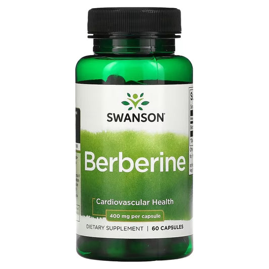 Swanson, Berberina, 400 mg, 60 cápsulas