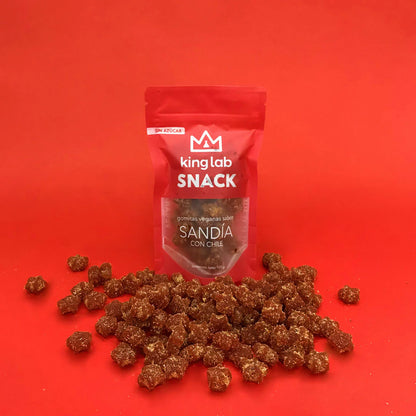 Gomitas Veganas Sabor Sandía Con Chile King Lab 120gr