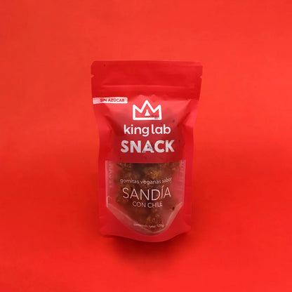 Gomitas Veganas Sabor Sandía Con Chile King Lab 120gr